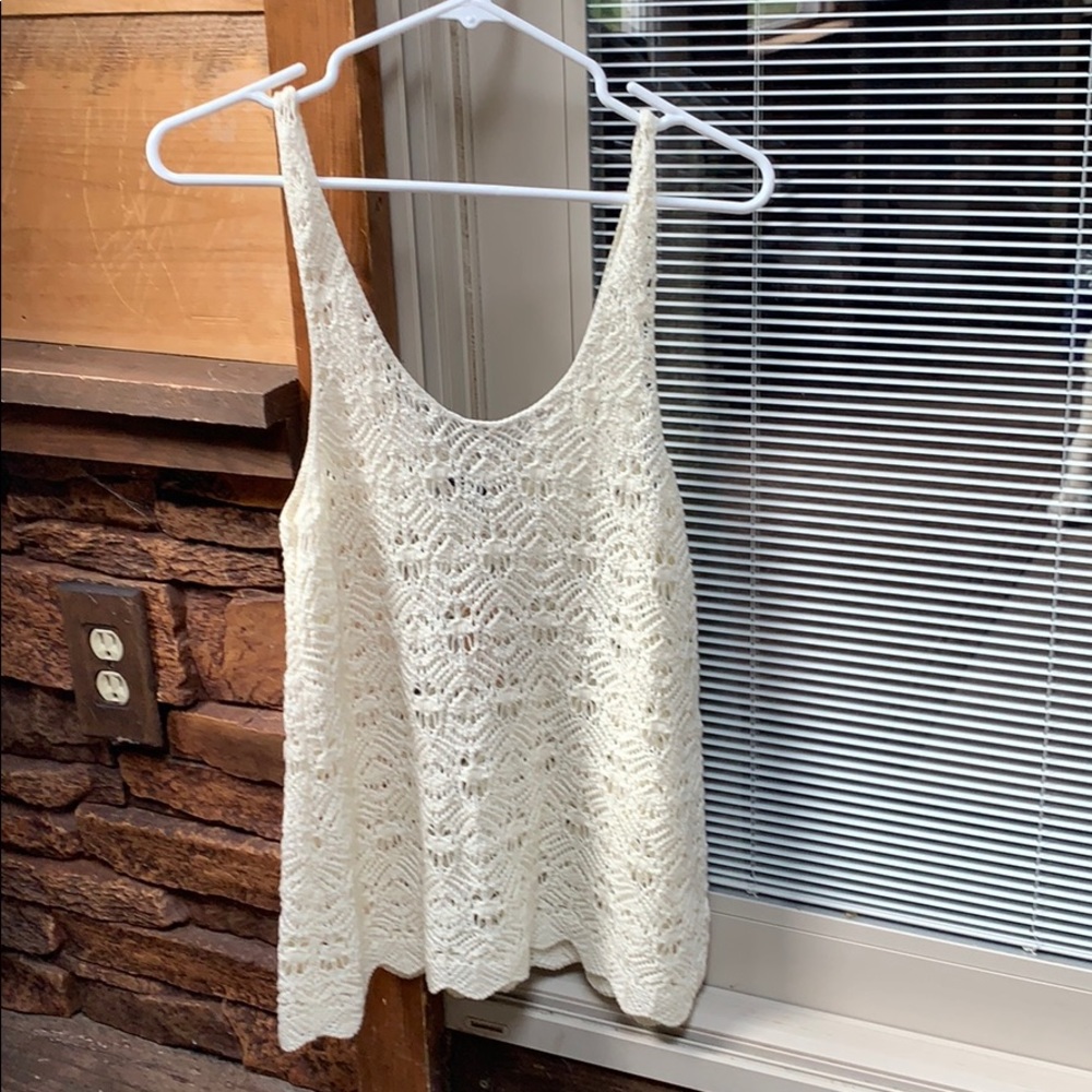 White Tank Top from American Eagle